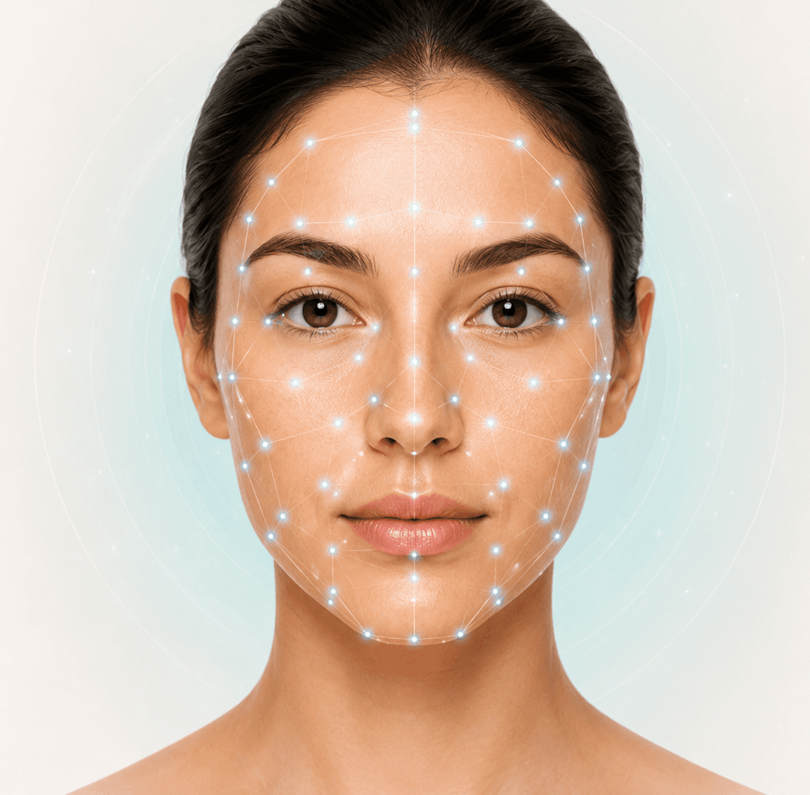Porcelis AI skin analysis portrait